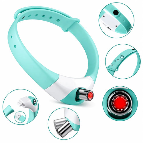 Adjustable Cat Laser Collar – Hands-Free Interactive Toy with USB Rechargeable Design