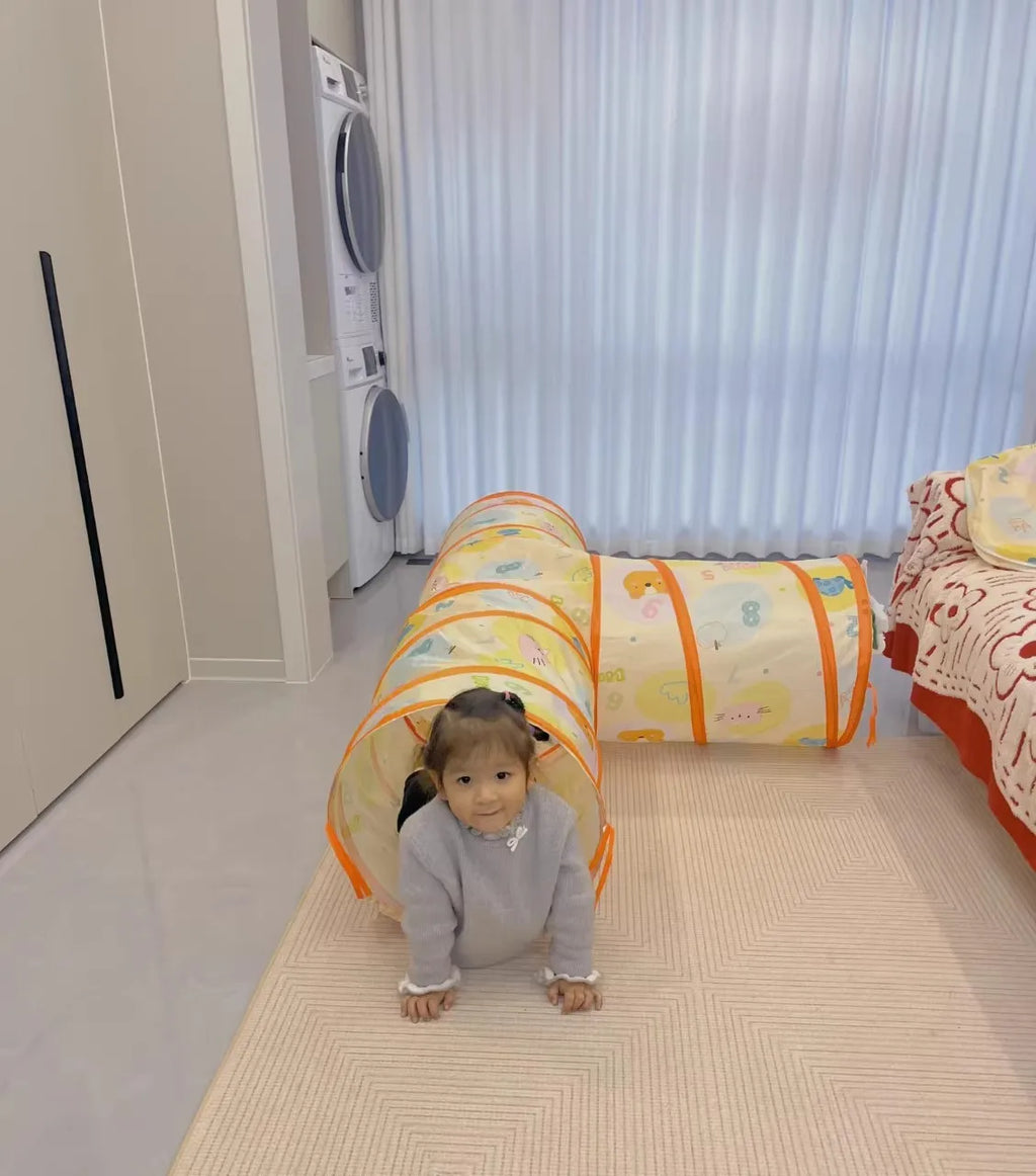3-Way Foldable Cat Tunnel – Interactive Play Tunnel for Cats