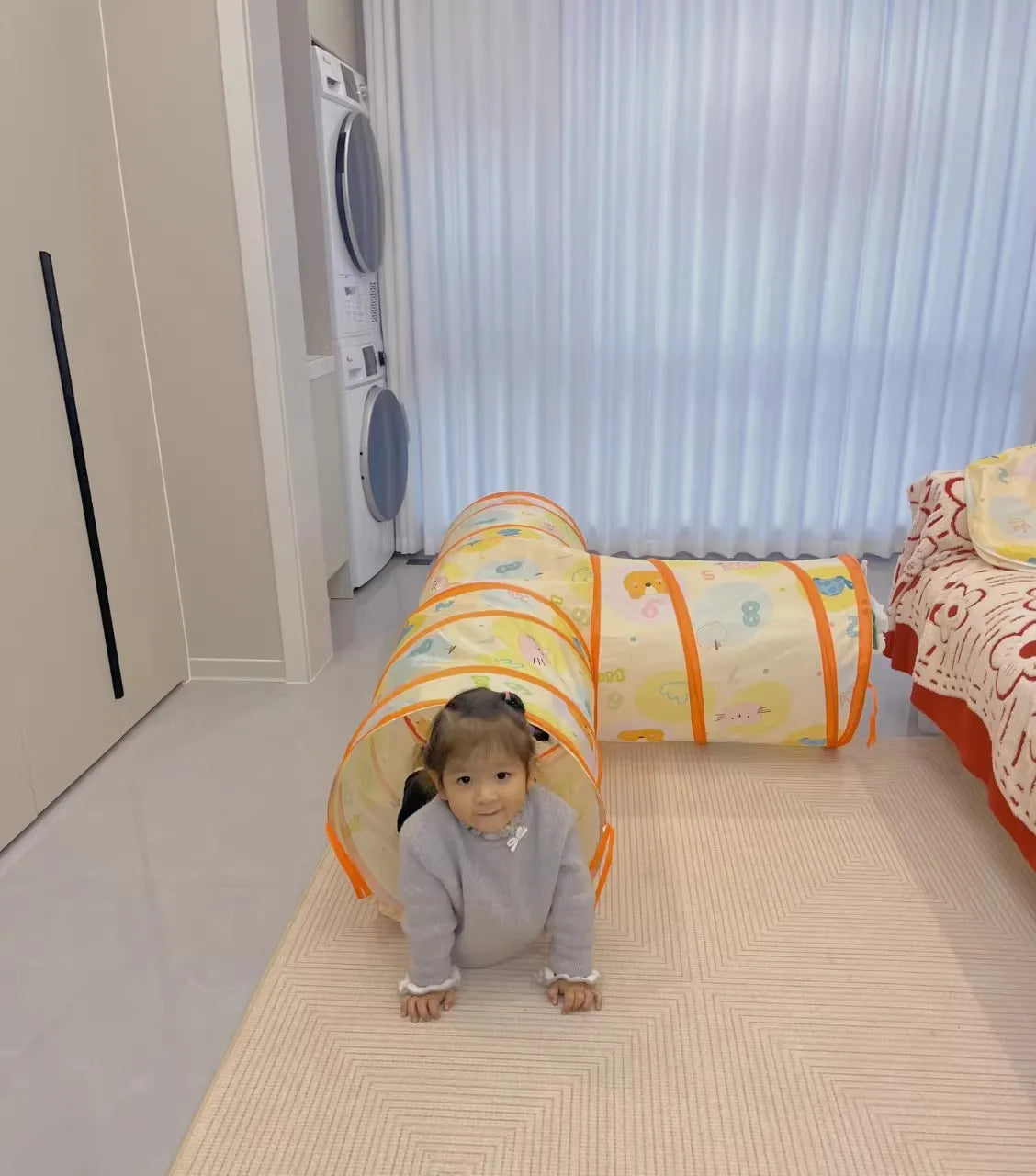 3-Way Foldable Cat Tunnel – Interactive Play Tunnel for Cats