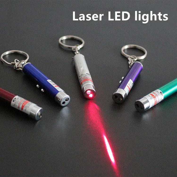 Interactive LED Cat Laser Toy – Rechargeable Laser Pointer & Flashlight for Cats