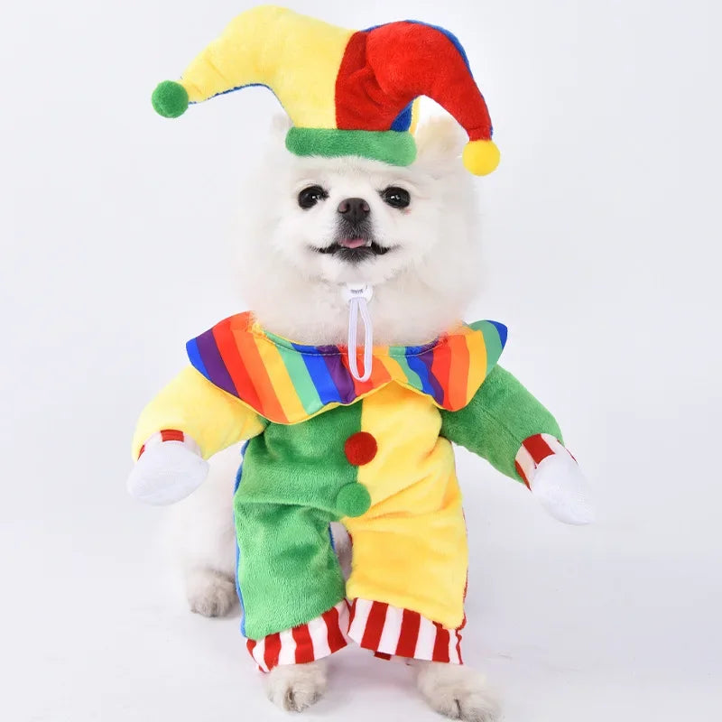 Funny Halloween Pet Costume – Adorable Adjustable Cosplay Outfit for Small & Medium Dogs & Cats