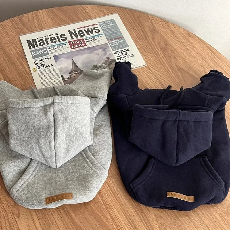 Warm Fleece Dog Hoodie – Soft & Cozy Sweater for Small and Medium Dogs