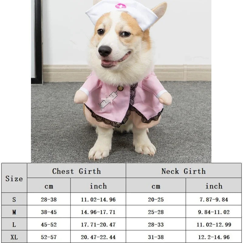Funny Halloween Pet Costume – Adorable Adjustable Cosplay Outfit for Small & Medium Dogs & Cats