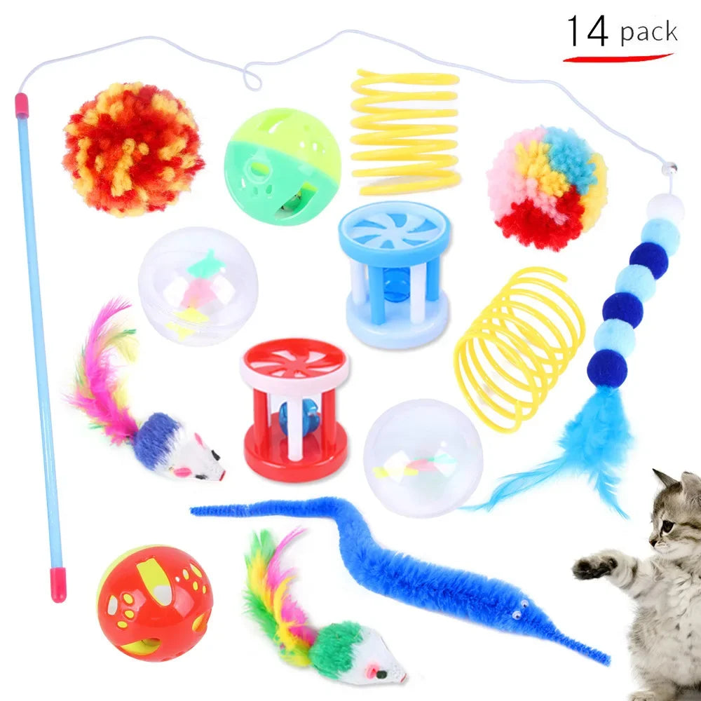 PurrHide™ Foldable Cat Tunnel – Interactive Mouse Toy & Play Tent for Cats & Kittens