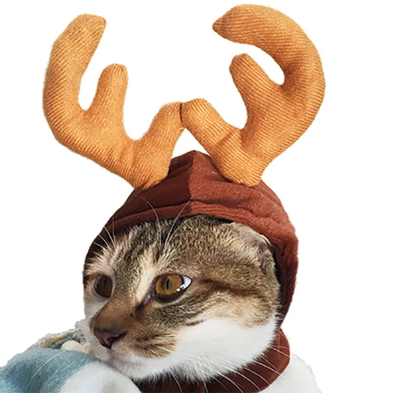 Santa Hat Pet Costume – Cute Christmas & Halloween Accessories for Cats, Dogs & Puppies