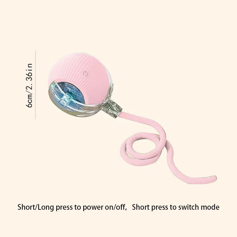 PurrRoll™ Smart Cat Ball – Automatic Interactive USB Rechargeable Toy