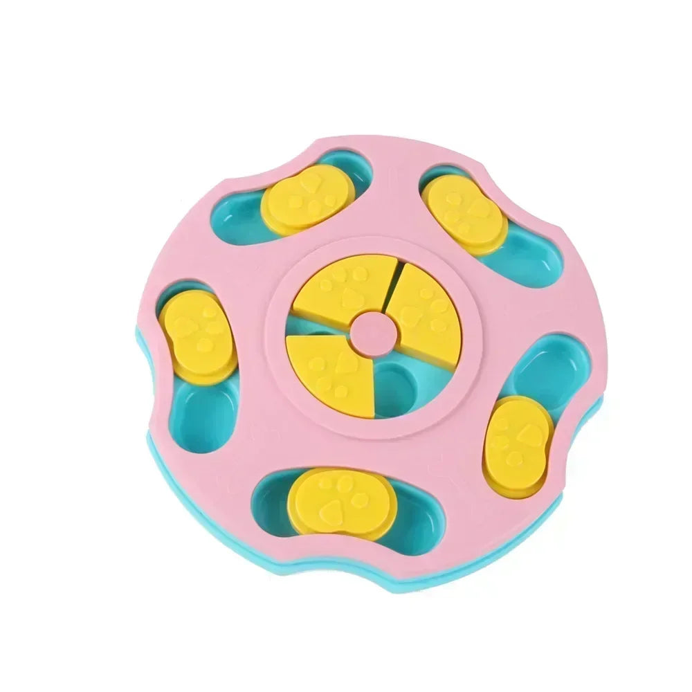 Interactive Dog Puzzle Feeder – Slow Food & IQ Training Toy for Dogs & Cats