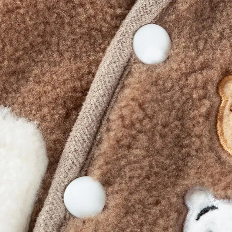 Warm Fleece Dog Jacket – Cozy Autumn & Winter Vest for Small Dogs & Cats