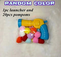 21-piece cat playset: includes 1 transmitter and 20 plush balls in random colors, perfect as an interactive toy for indoor cats