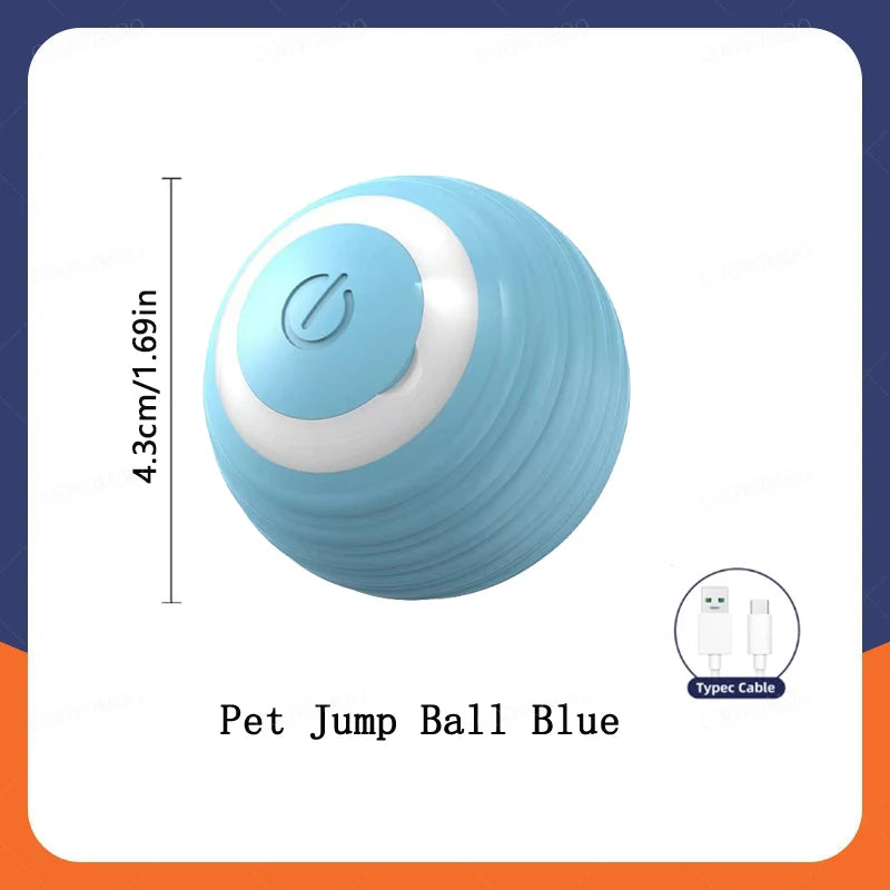 PurrRoll™ Smart Cat Ball – Automatic Interactive USB Rechargeable Toy