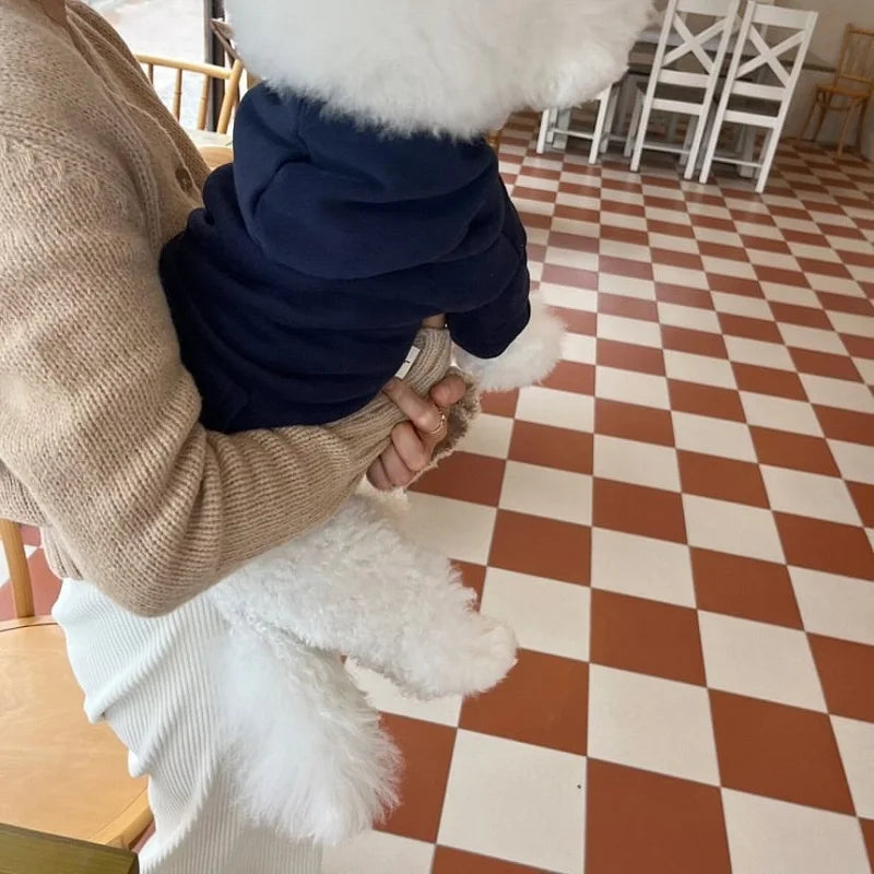 Warm Fleece Dog Hoodie – Soft & Cozy Sweater for Small and Medium Dogs