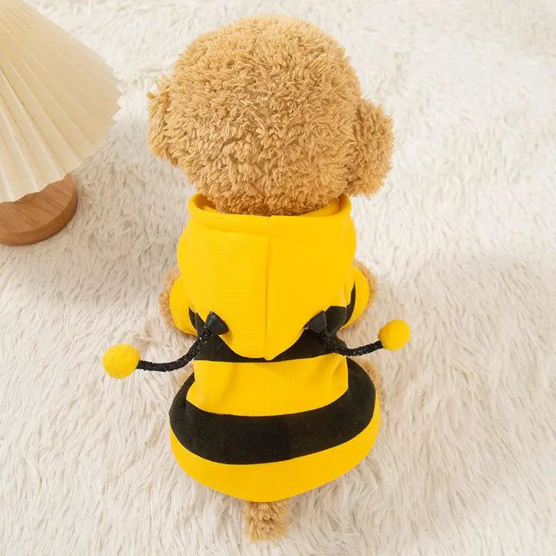 Bee Cozy™ – Cute Warm Bee Hoodie for Dogs & Cats