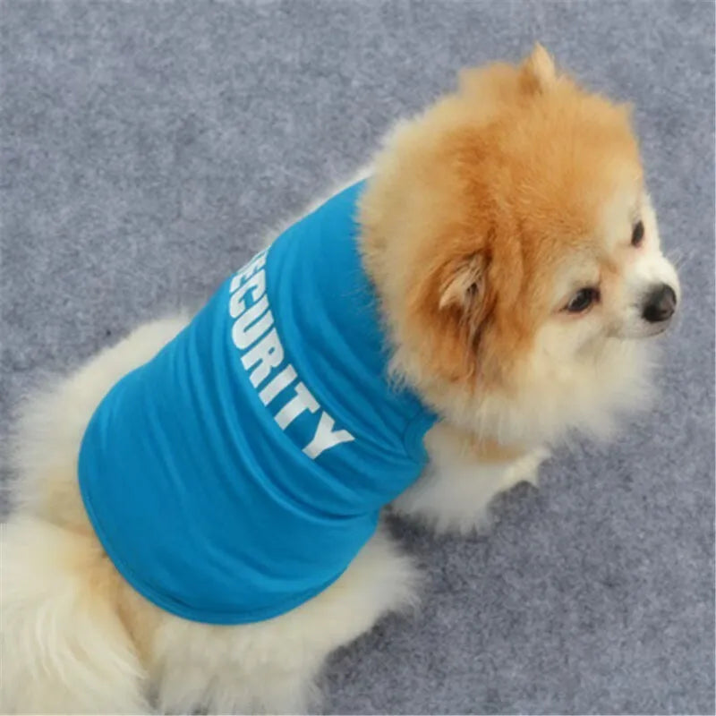 Lightweight Summer Dog Vest – Breathable Pet T-Shirt for Small Dogs & Cats