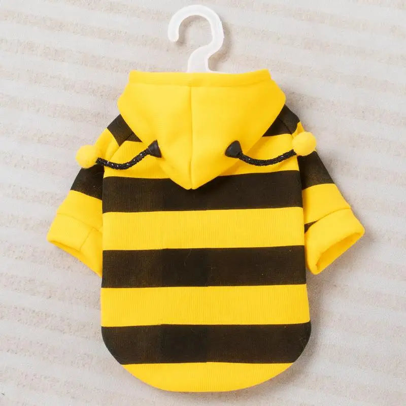 Bee Cozy™ – Cute Warm Bee Hoodie for Dogs & Cats