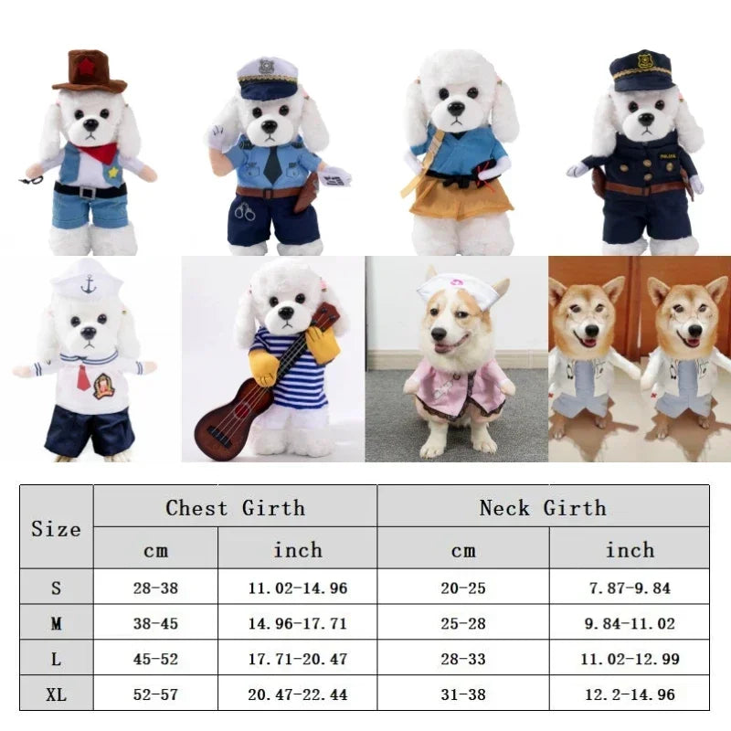 Funny Halloween Pet Costume – Adorable Adjustable Cosplay Outfit for Small & Medium Dogs & Cats