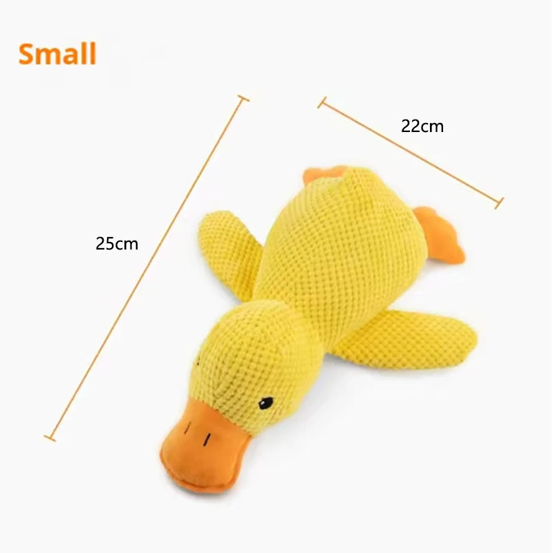 Cute dog toy Stomping Duck Bite resistant Teeth grinding Cleaning Large dog Interactive entertainment Puppy Boredom Cuddle
