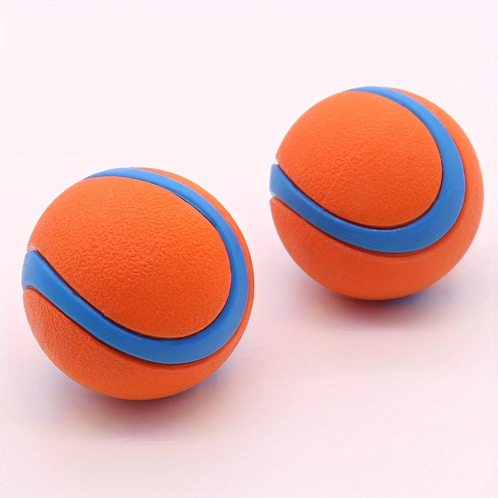 Durable Silicone Dog Chew Ball - Interactive Pet Toy for Medium Breeds, Teeth Cleaning & Play Fun, Dog Toy