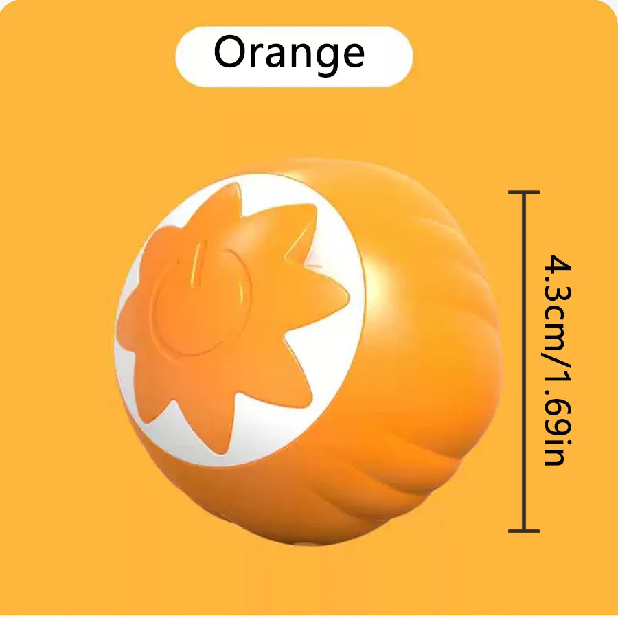 PurrRoll™ Smart Cat Ball – Automatic Interactive USB Rechargeable Toy