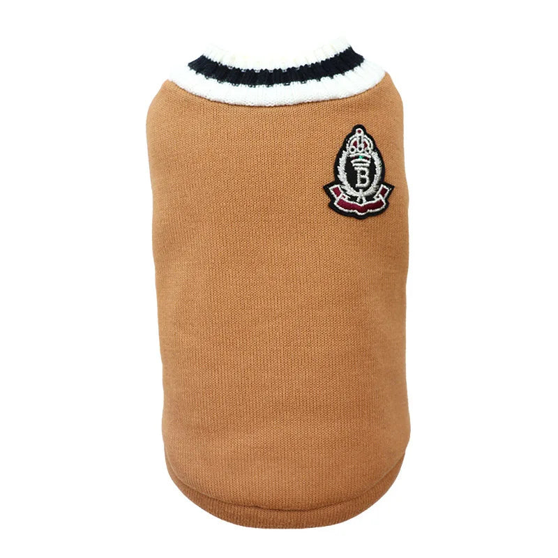 Cozy Cat & Dog Sweater – Warm Winter Pullover for Small Pets