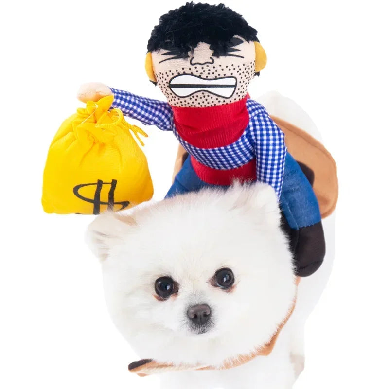 Funny Halloween Pet Costume – Adorable Adjustable Cosplay Outfit for Small & Medium Dogs & Cats
