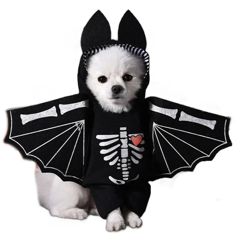 Funny Halloween Pet Costume – Adorable Adjustable Cosplay Outfit for Small & Medium Dogs & Cats