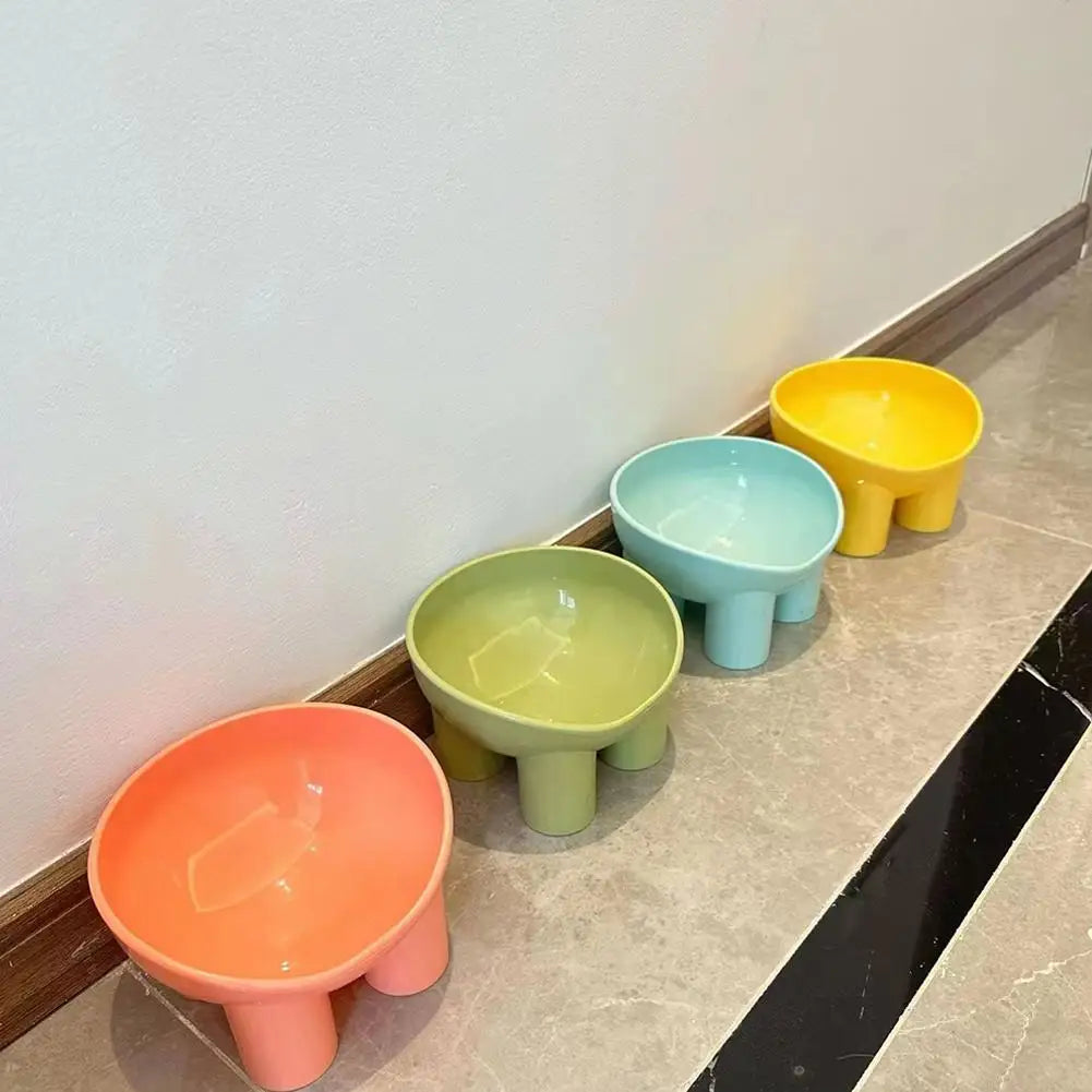 PurrElevate™ Raised Cat Bowls – Angled Food & Water Feeder for Indoor Cats