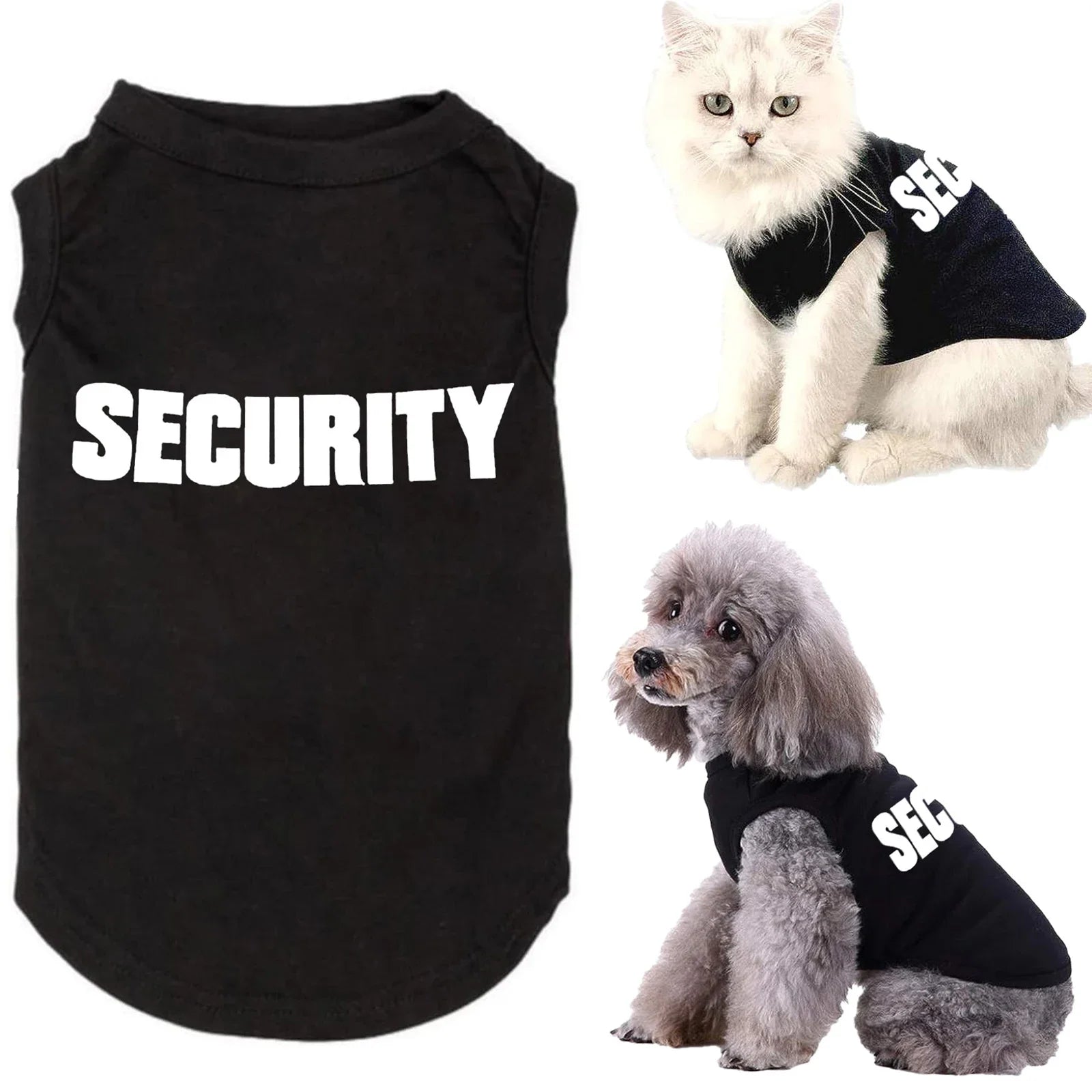Lightweight Summer Dog Vest – Breathable Pet T-Shirt for Small Dogs & Cats
