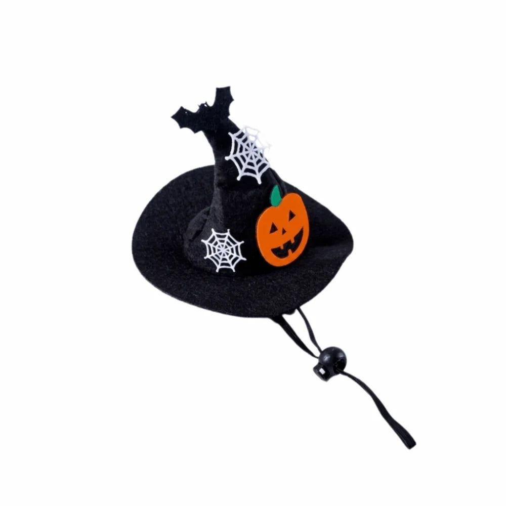 Halloween Cat & Dog Hat – Adjustable Pumpkin Bell Costume Hat