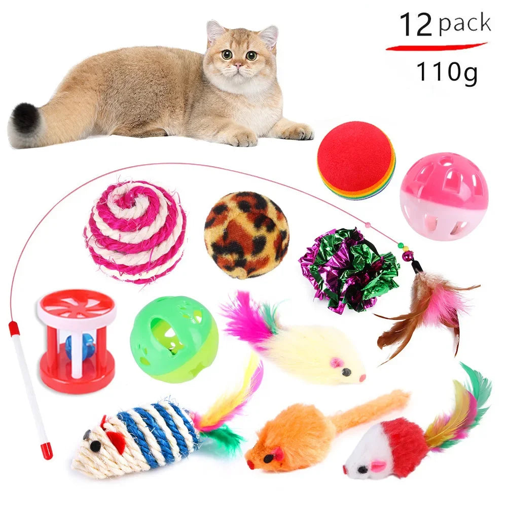 PurrHide™ Foldable Cat Tunnel – Interactive Mouse Toy & Play Tent for Cats & Kittens