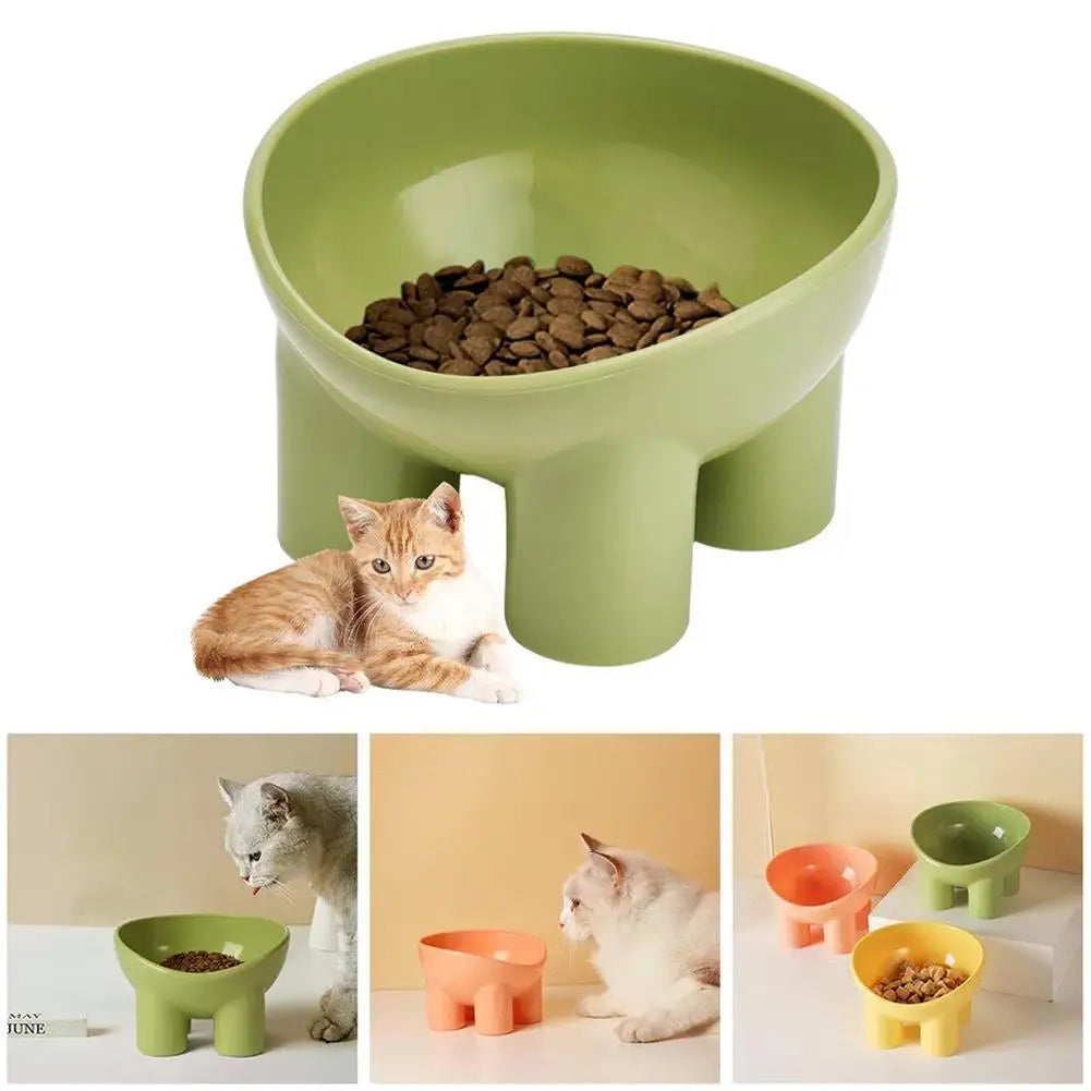 PurrElevate™ Raised Cat Bowls – Angled Food & Water Feeder for Indoor Cats