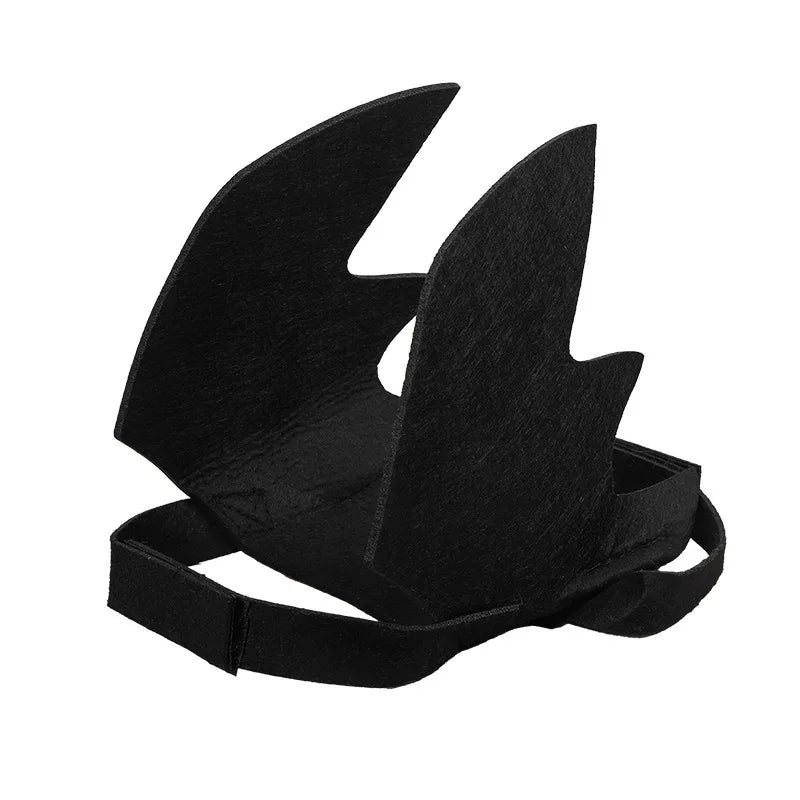 Adjustable batwing wing costume, soft polyester material, cute cosplay outfit for cats, small dogs, Halloween party