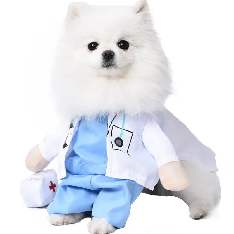 Funny Halloween Pet Costume – Adorable Adjustable Cosplay Outfit for Small & Medium Dogs & Cats