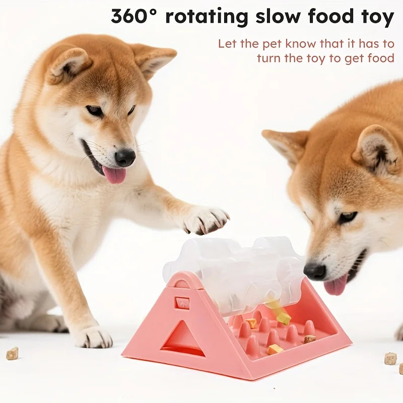 Interactive Dog Food Dispenser – Puzzle Feeder & Slow Feeding Toy