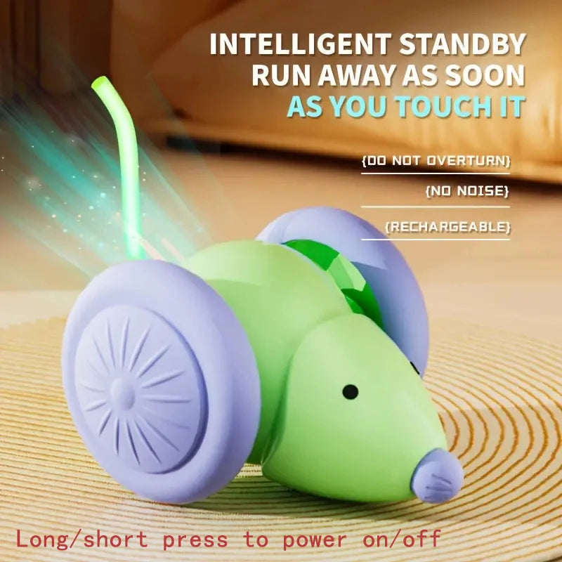 PurrRoll™ Smart Cat Ball – Automatic Interactive USB Rechargeable Toy