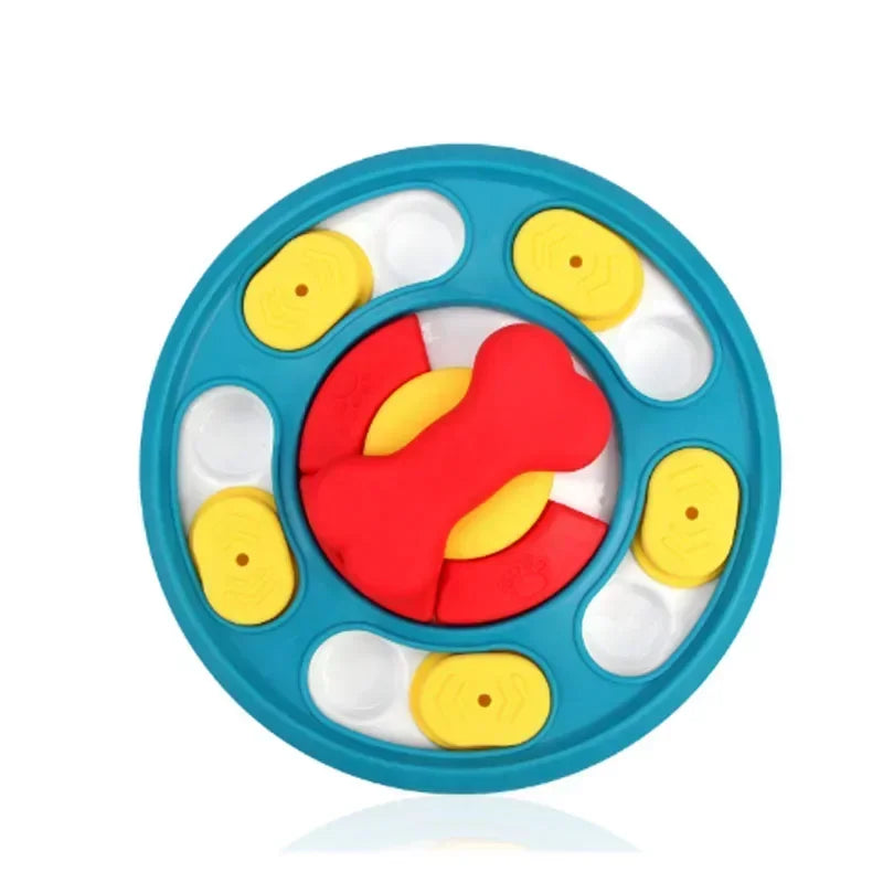 Interactive Dog Puzzle Feeder – Slow Food & IQ Training Toy for Dogs & Cats