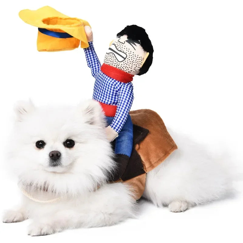 Funny Halloween Pet Costume – Adorable Adjustable Cosplay Outfit for Small & Medium Dogs & Cats