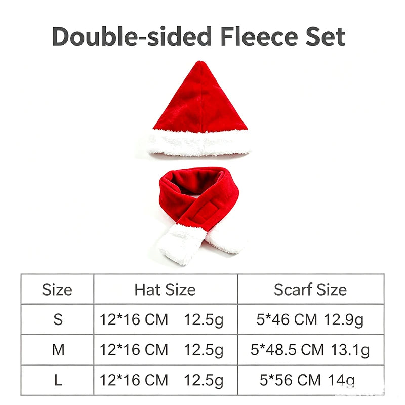 Santa Hat Pet Costume – Cute Christmas & Halloween Accessories for Cats, Dogs & Puppies