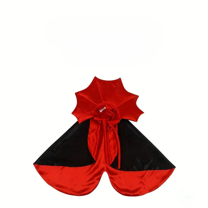 Spooky Vampire Halloween Costume for Cats – Couture Cloak & Hat Set for Pet Parties & Festivals