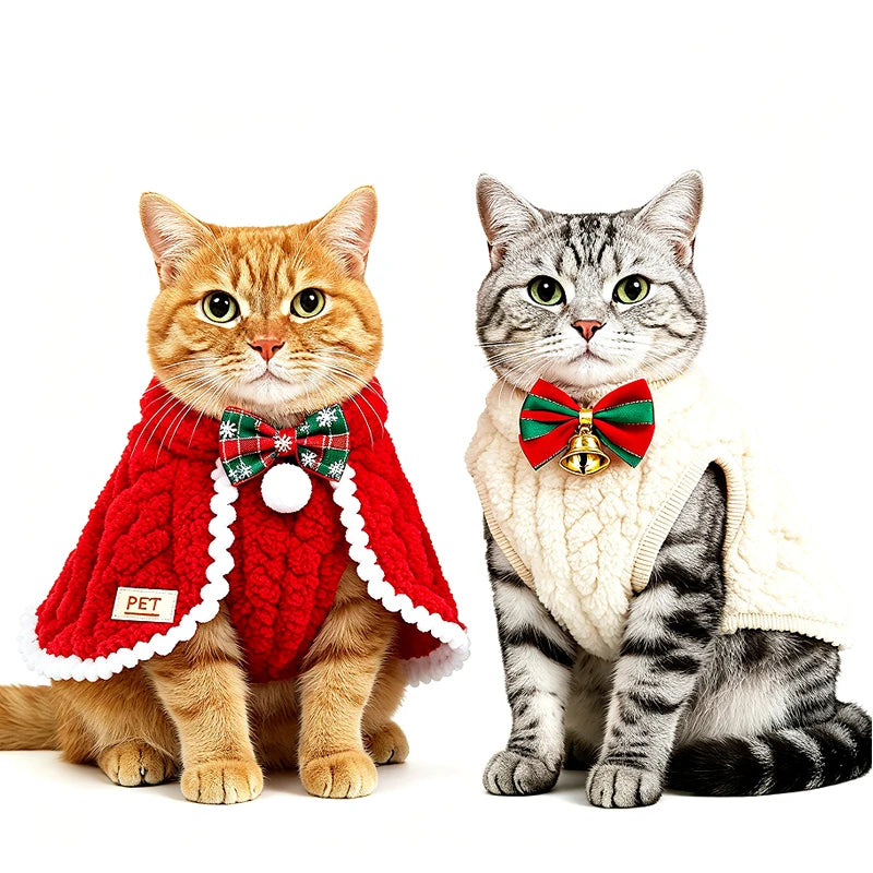 Santa Hat Pet Costume – Cute Christmas & Halloween Accessories for Cats, Dogs & Puppies