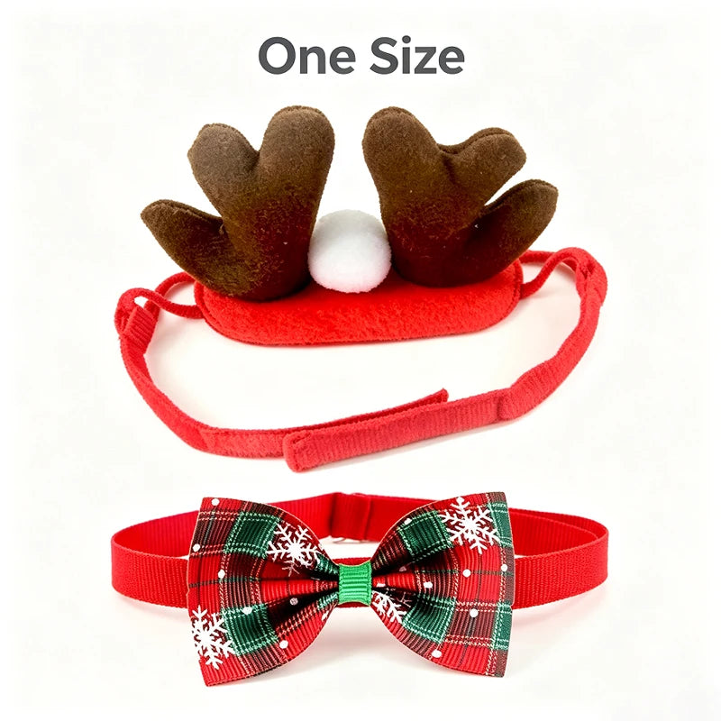 Santa Hat Pet Costume – Cute Christmas & Halloween Accessories for Cats, Dogs & Puppies
