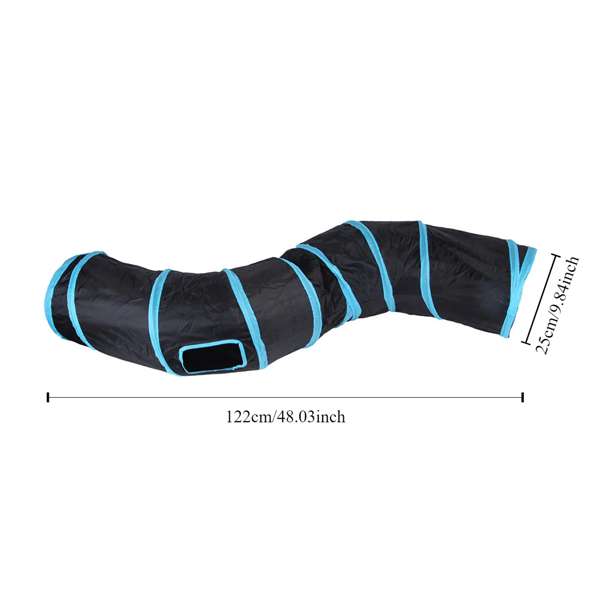 PurrPlay™ Foldable Cat Tunnel – Interactive Hide & Play Toy for Kittens & Cats