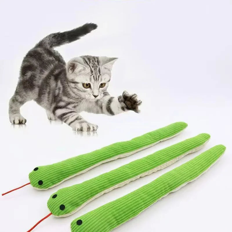 Interactive Snake Dog Toy – Squeaky Chew Toy for Dogs & Puppies