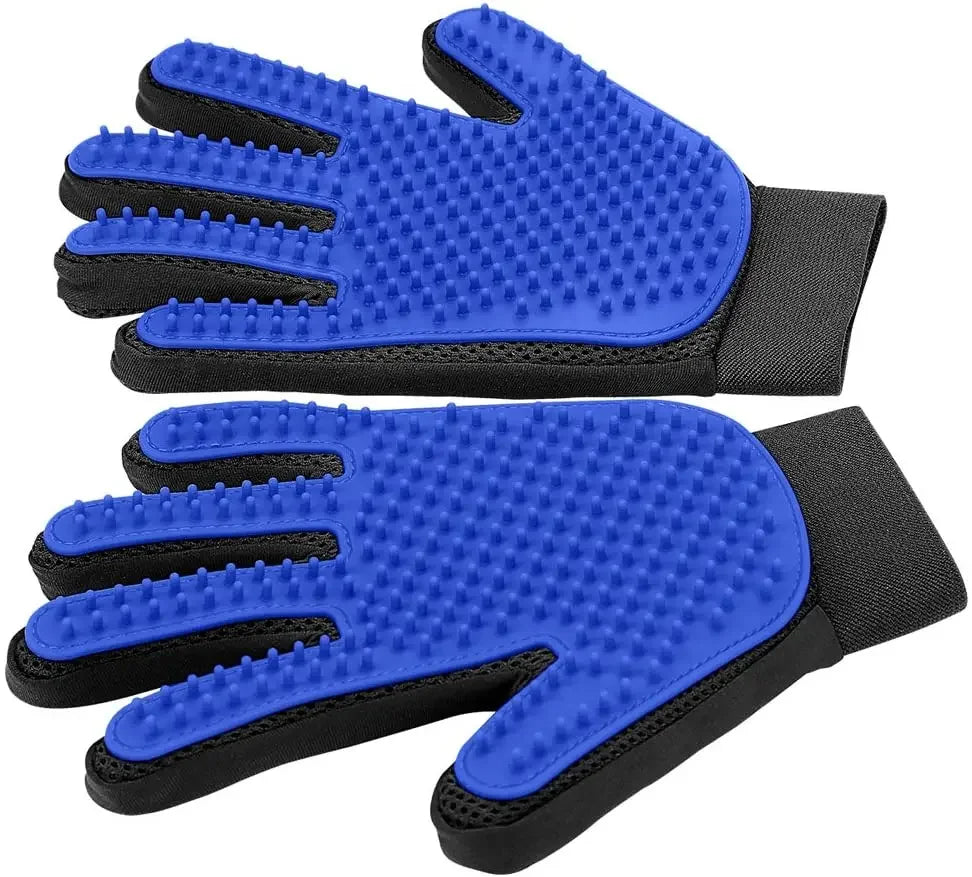 Pet Grooming Glove Soft, Efficient Pet Hair Remover Mitt Cat Accessories Pet Glove for Dogs Cats Pet Products Cat Supplies